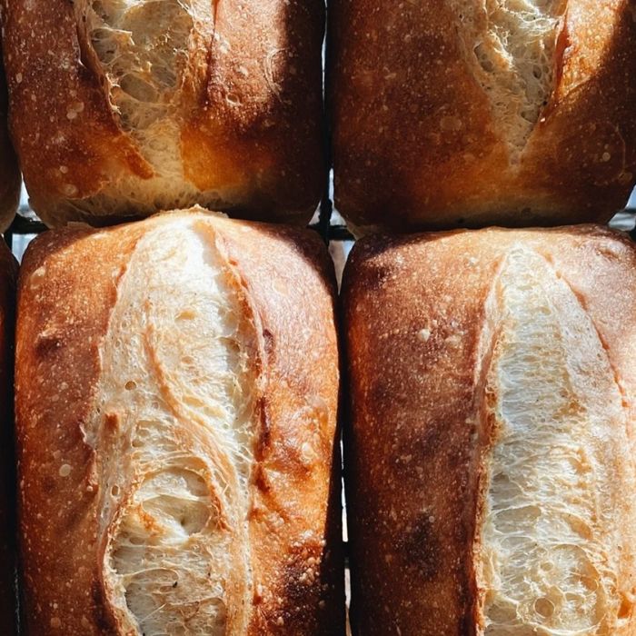 freshly baked artisan bread from on the rise now available at PureFyx