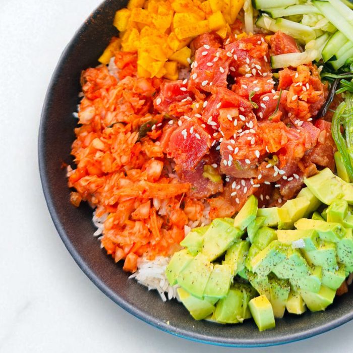 poke bowl from new fall menu