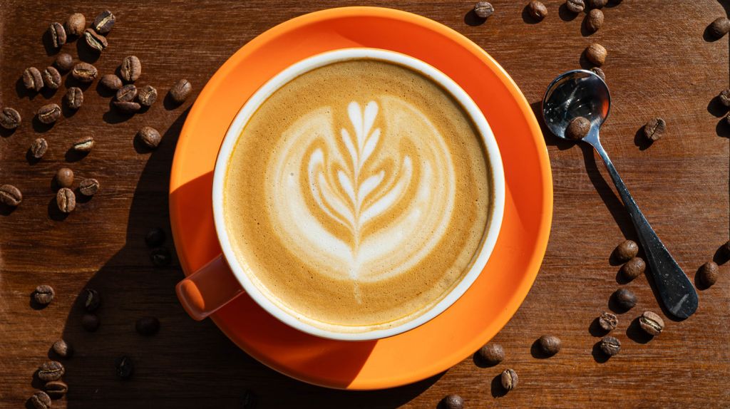 cup of premium coffee and beans from PureFyx Cleveland