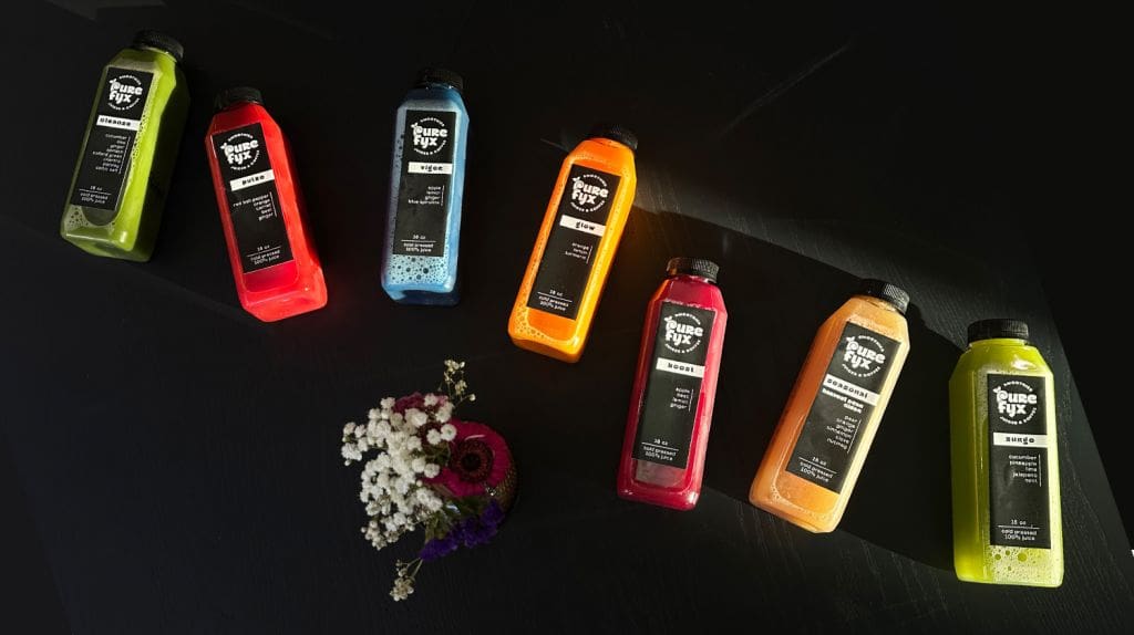 PureFyx Cold Press Juice Bottles